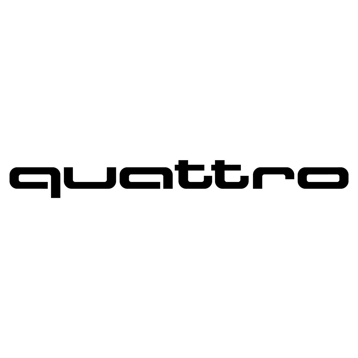 Sticker Quattro Audi
