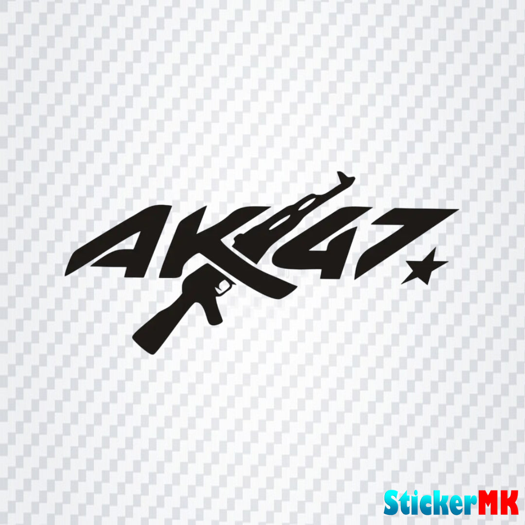 AK47 Sticker – инспириран од легендарниот автомат.