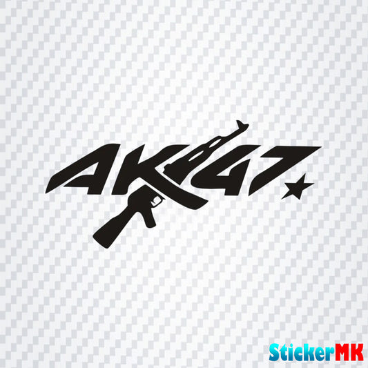 AK47 Sticker – инспириран од легендарниот автомат.