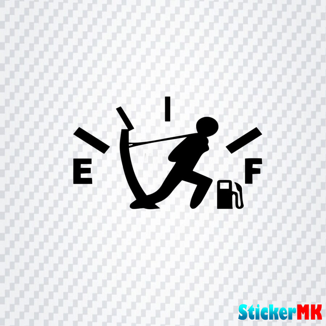 Empty Tank Sticker